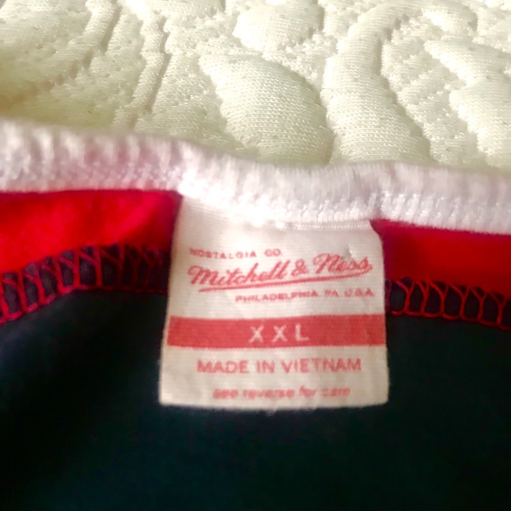 CHICAGO BULLS MITCHELL NESS NBA RED TANK TOP XXL - Picture 6 of 6